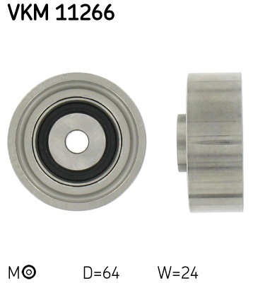 Натяжной ролик, ремень ГРМ - VKM 11266 SKF